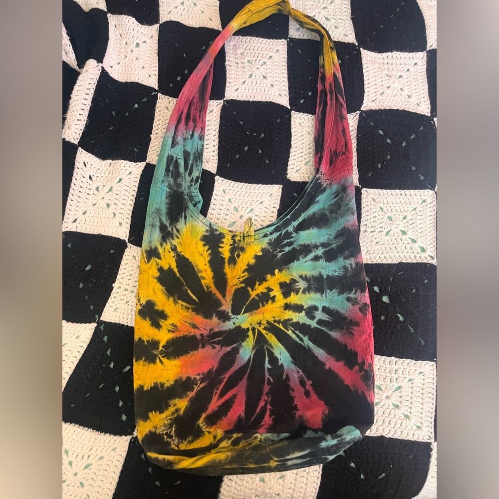 tie dye grateful dead dancing bear purse / bag - Picture 5 of 5